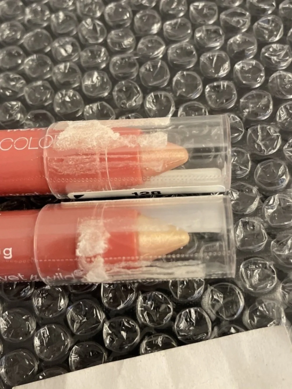 Wet n Wild Megaslicks Balm Stain Moisturizing Lip Colour # 128 PINKY PROMISE x2